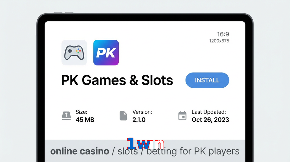 Game list for 1Win gameapk section